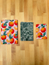 Load image into Gallery viewer, Orange Beeswax Wraps – Set of 3 (Small & Medium & Large)