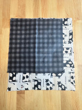 Load image into Gallery viewer, S/M Sustainable Wraps, set of 2, Cow Set