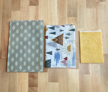 Load image into Gallery viewer, Sustainable Beeswax Wraps, Set of 3- Camping Set