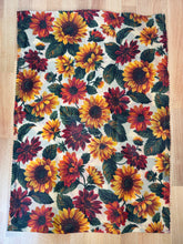 Load image into Gallery viewer, Autumn Sun Flower Beeswax Wraps – (Bread Bag 13"x19")