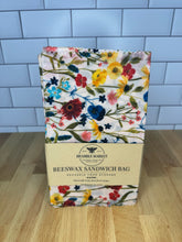 Load image into Gallery viewer, Meadow Blooms Beeswax Wraps – (Sandwich Bag 8"x11")