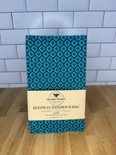 Load image into Gallery viewer, Blue Mosaic Beeswax Wraps – (Sandwich Bag 8"x11")