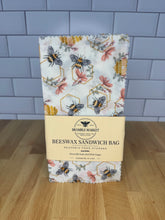 Load image into Gallery viewer, Honeycomb Bee Beeswax Wraps – (Sandwich Bag 8"x11")