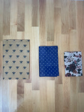 Load image into Gallery viewer, Honeybee Garden Beeswax Wraps – Set of 3 (Small & Medium & Large)