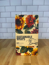 Load image into Gallery viewer, Autumn Sunflower Extra Large Beeswax Wrap
