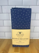 Load image into Gallery viewer, Midnight Polka Dot Beeswax Wraps – (Bread Bag 13"x19")