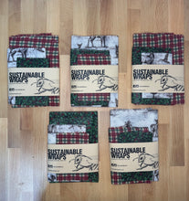 Load image into Gallery viewer, Christmas Themed Beeswax Wraps – Set of 3 (Small , Medium & Large)