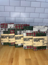 Load image into Gallery viewer, Christmas Themed Beeswax Wraps – Set of 3 (Small , Medium & Large)