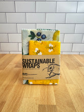 Load image into Gallery viewer, S/M Sustainable Wraps, set of 2, Lemon Set
