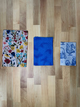 Load image into Gallery viewer, Flower Beeswax Wraps – Set of 3 (Small &amp; Medium &amp; Large)
