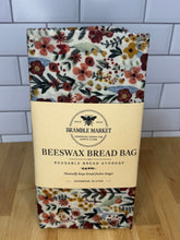 Load image into Gallery viewer, Wild Flowers Beeswax Wraps – (Bread Bag 13"x19")
