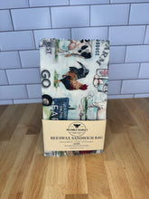 Load image into Gallery viewer, Farm Fresh Beeswax Wraps – (Sandwich Bag 8"x11")
