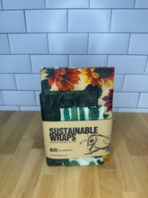 Load image into Gallery viewer, Desert Sunflower Beeswax Wraps – Set of 3 (Small &amp; Medium &amp; Large)

