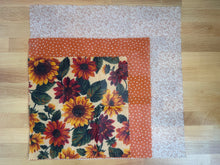 Load image into Gallery viewer, Autumn Harvest Beeswax Wraps – Set of 3 (Small &amp; Medium &amp; Large)
