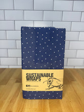 Load image into Gallery viewer, Midnight Polka Dot Extra Large Beeswax Wrap
