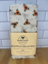 Load image into Gallery viewer, Harvest Sunflower Beeswax Wraps – (Bread Bag 13"x19")
