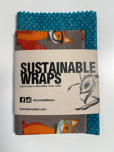 Load image into Gallery viewer, S/M Sustainable Wraps, set of 2, Fox Set
