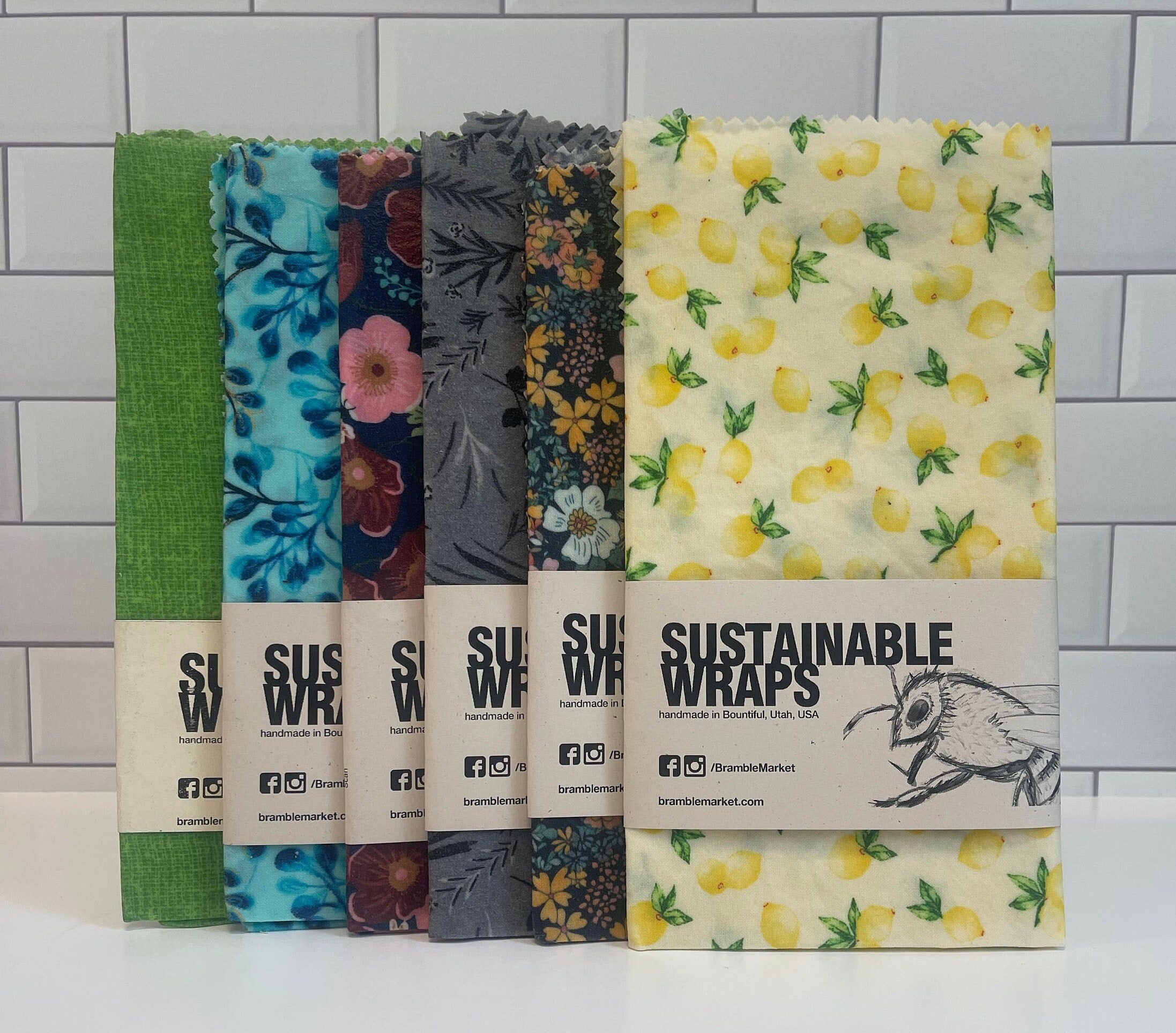 Extra Large Sustainable Beeswax Wraps – Bramble Market